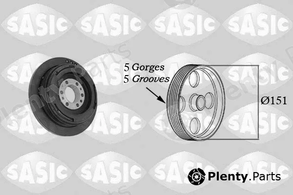 Sasic 2156080 — Belt Pulley, crankshaft