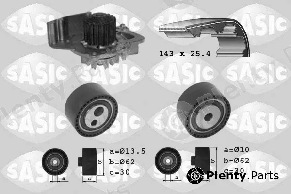 Sasic 3900026 — Water Pump & Timing Belt Kit