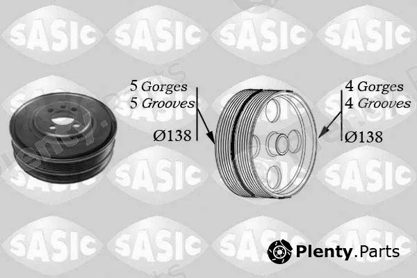Sasic 2156027 — Belt Pulley, crankshaft