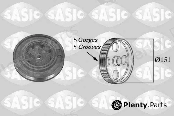 Sasic 2154015 — Belt Pulley, crankshaft