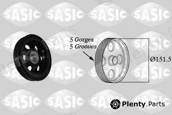 Sasic 2156070 — Belt Pulley, crankshaft