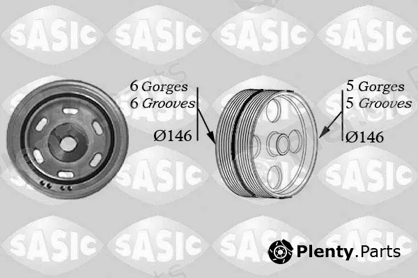 Sasic 2150017 — Belt Pulley, crankshaft