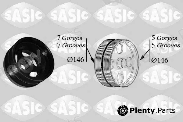 Sasic 2156069 — Belt Pulley, crankshaft