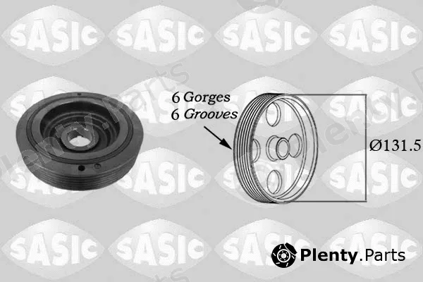 Sasic 9001814 — Belt Pulley, crankshaft