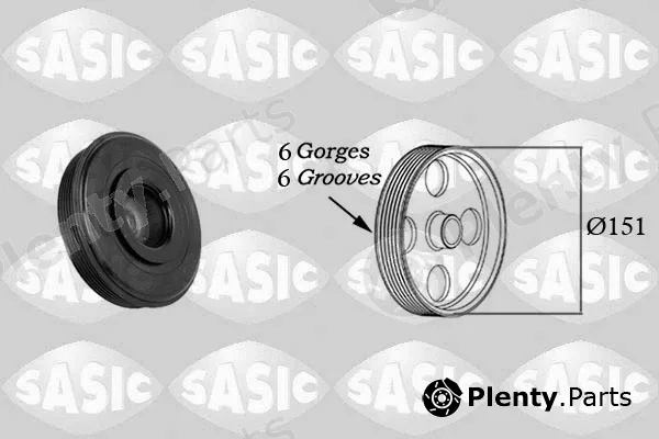 Sasic 2154020 — Belt Pulley, crankshaft