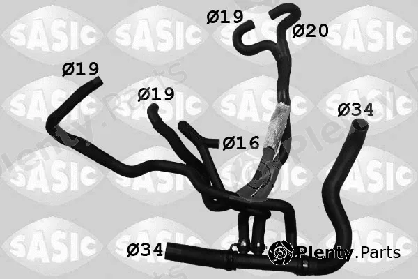 Sasic 3404111 — Radiator Hose