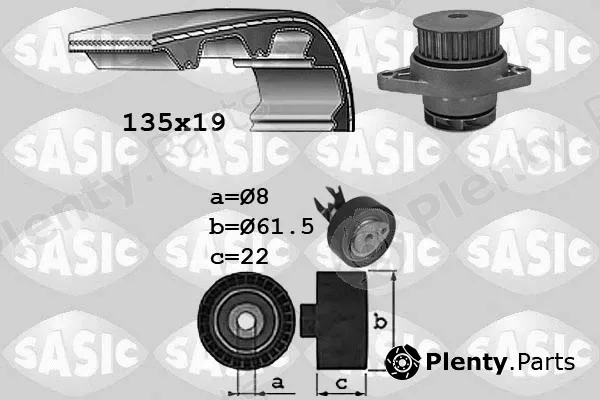 Sasic 3906065 — Water Pump & Timing Belt Kit