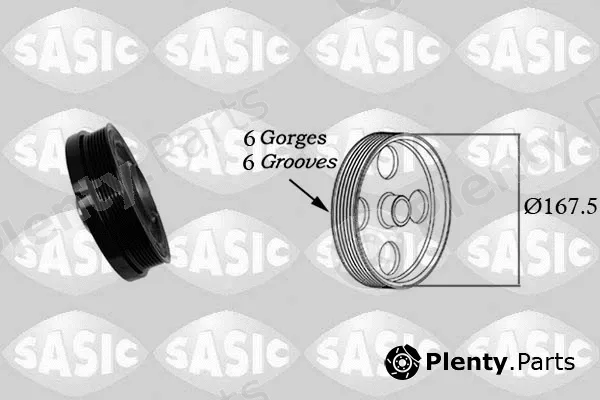 Sasic 2156078 — Belt Pulley, crankshaft