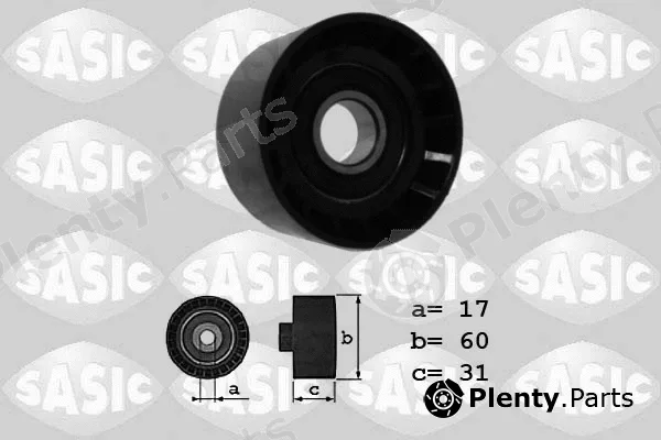 Sasic 1624007 — Deflection/Guide Pulley, V-ribbed belt