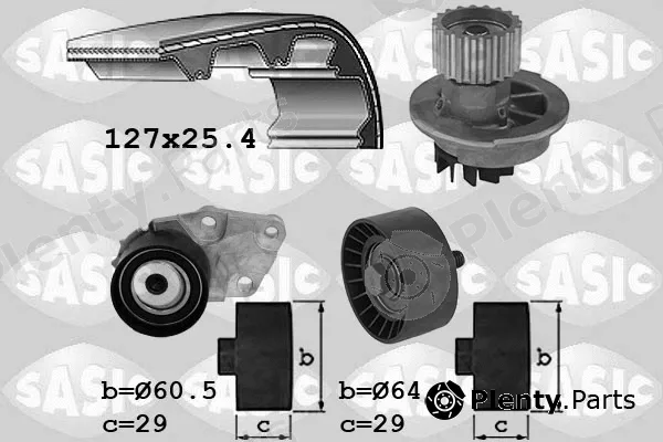 Sasic 3906104 — Water Pump & Timing Belt Kit