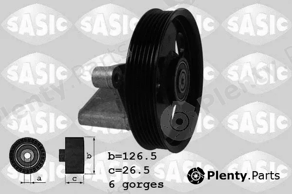 Sasic 1624010 — Deflection/Guide Pulley, V-ribbed belt