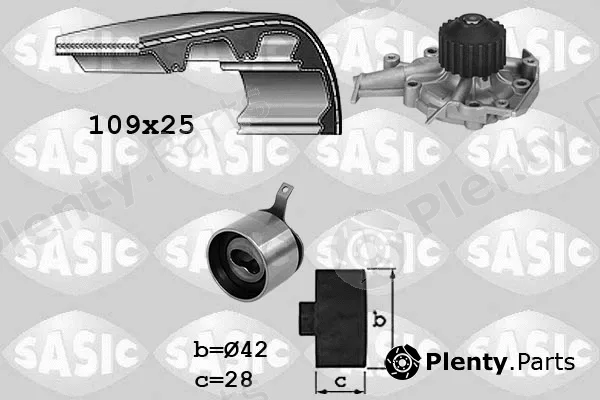 Sasic 3906105 — Water Pump & Timing Belt Kit