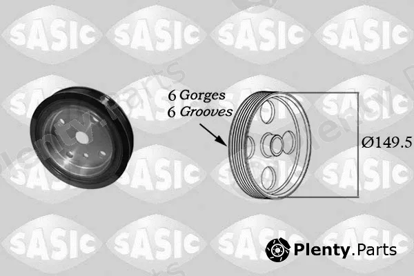 Sasic 2156074 — Belt Pulley, crankshaft