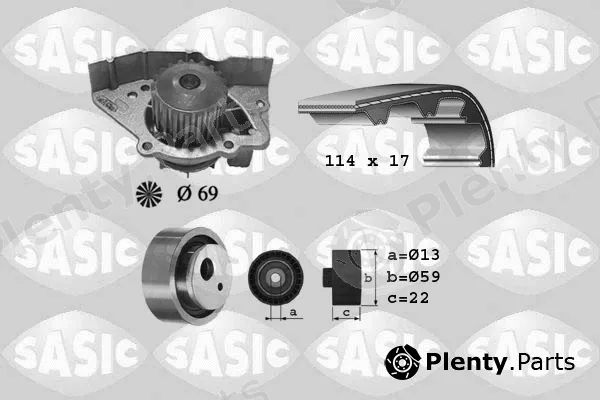 Sasic 3900024 — Water Pump & Timing Belt Kit