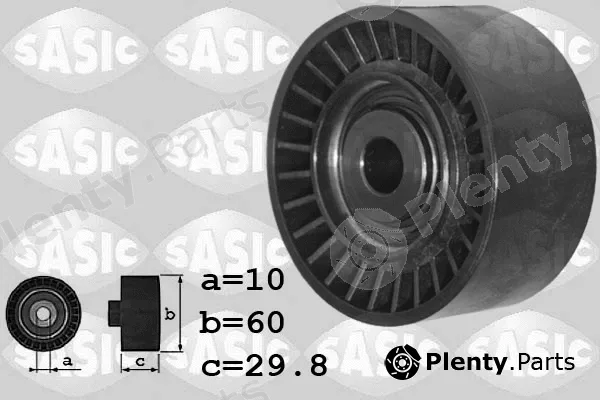 Sasic 1624063 — Deflection/Guide Pulley, V-ribbed belt