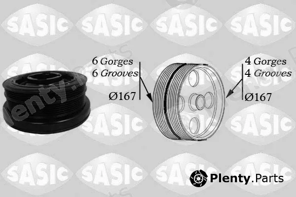 Sasic 2156034 — Belt Pulley, crankshaft
