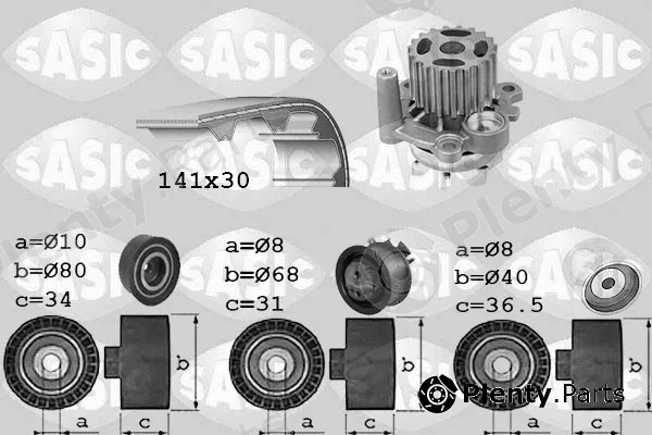 Sasic 3906028 — Water Pump & Timing Belt Kit