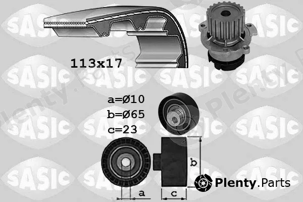 Sasic 3906112 — Water Pump & Timing Belt Kit