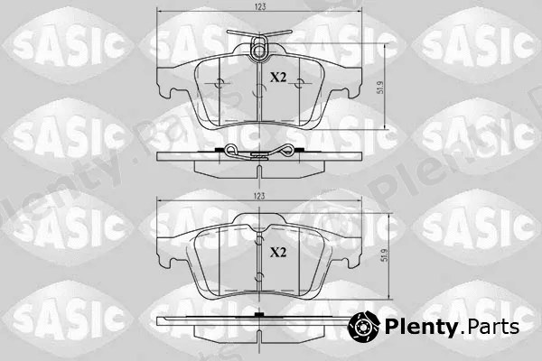 Sasic 6210016 — Brake Pad Set, disc brake