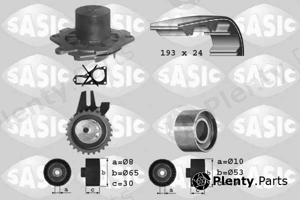 Sasic 3906005 — Water Pump & Timing Belt Kit
