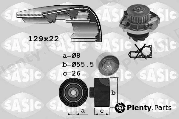 Sasic 3906042 — Water Pump & Timing Belt Kit