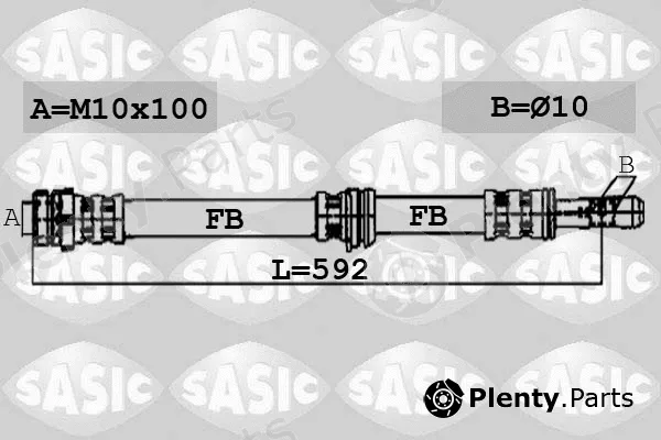 Sasic 6606103 — Brake Hose