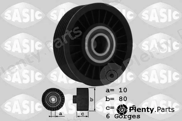 Sasic 1626075 — Deflection/Guide Pulley, V-ribbed belt