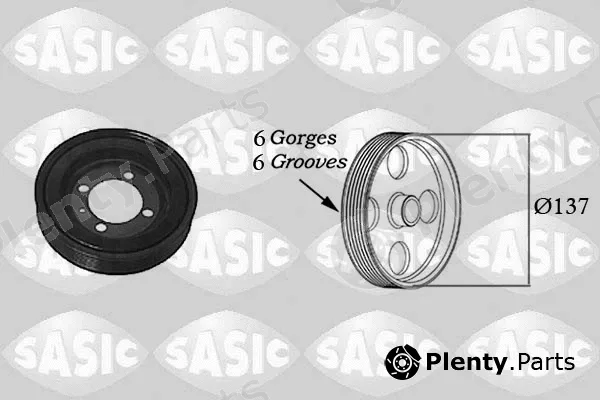 Sasic 2156015 — Belt Pulley, crankshaft