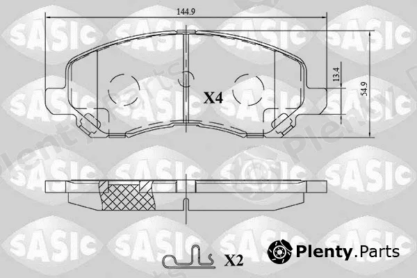 Sasic 6210087 — Brake Pad Set, disc brake