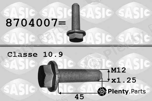Sasic 8704007 — Pulley Bolt