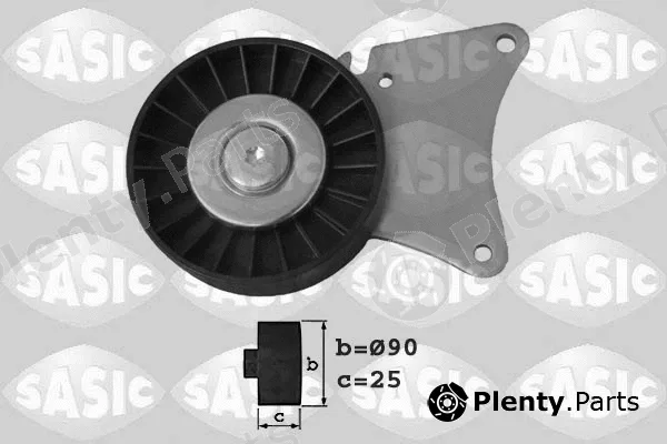 Sasic 1620024 — Deflection/Guide Pulley, V-ribbed belt