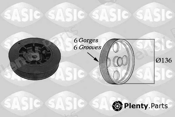 Sasic 2154007 — Belt Pulley, crankshaft