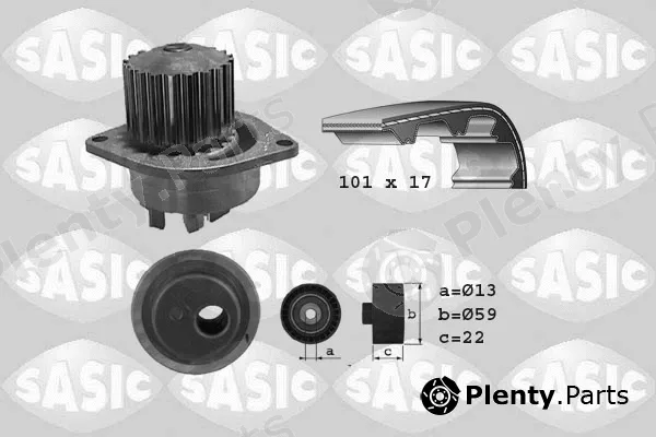 Sasic 3900019 — Water Pump & Timing Belt Kit