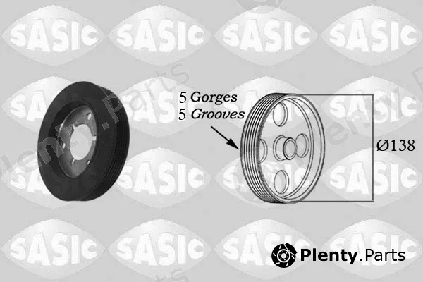 Sasic 2150009 — Belt Pulley, crankshaft