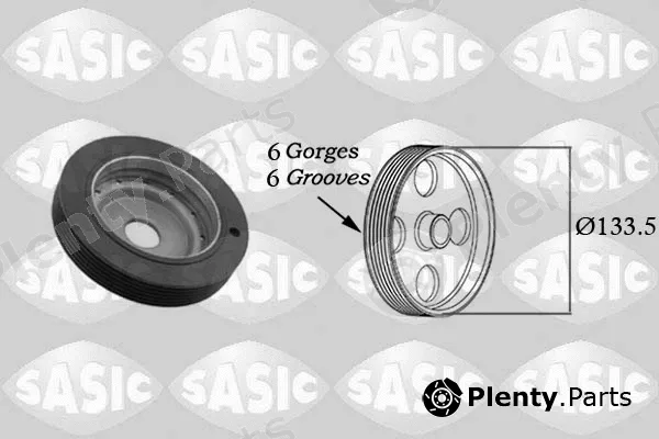 Sasic 2154001 — Belt Pulley, crankshaft