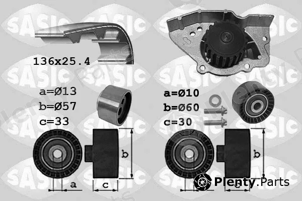 Sasic 3900041 — Water Pump & Timing Belt Kit