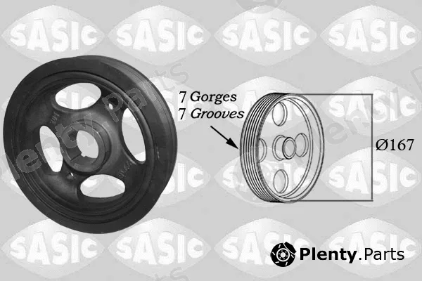 Sasic 2156087 — Belt Pulley, crankshaft