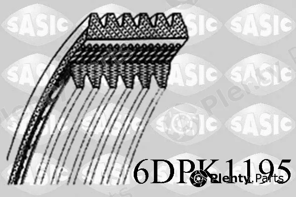Sasic 6DPK1195 — V-Ribbed Belt