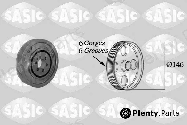 Sasic 2156041 — Belt Pulley, crankshaft