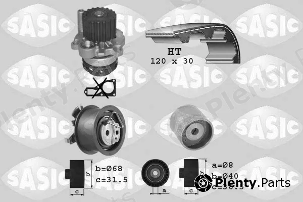 Sasic 3906009 — Water Pump & Timing Belt Kit