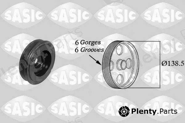 Sasic 2156077 — Belt Pulley, crankshaft