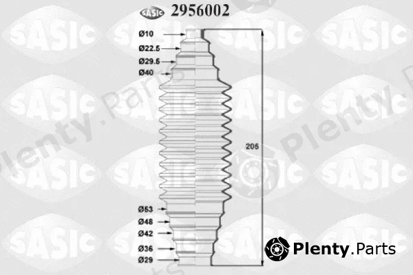 Sasic 2956002 — Bellow, steering
