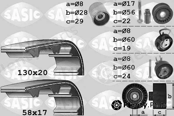 Sasic 1756050 — Timing Belt Kit