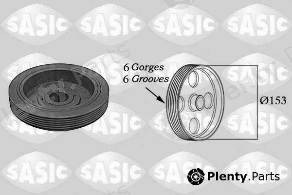 Sasic 5150G30 — Belt Pulley, crankshaft
