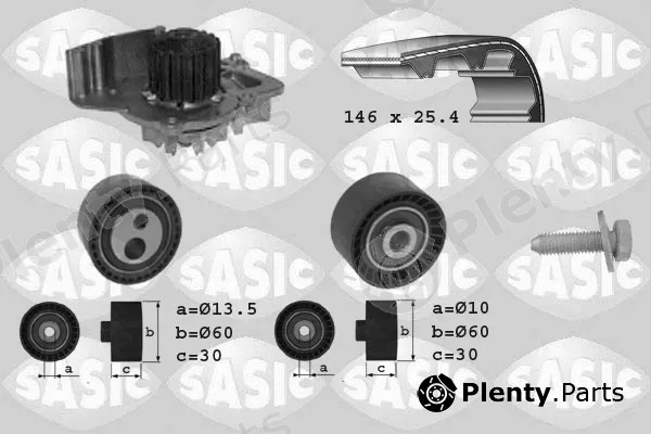 Sasic 3900006 — Water Pump & Timing Belt Kit