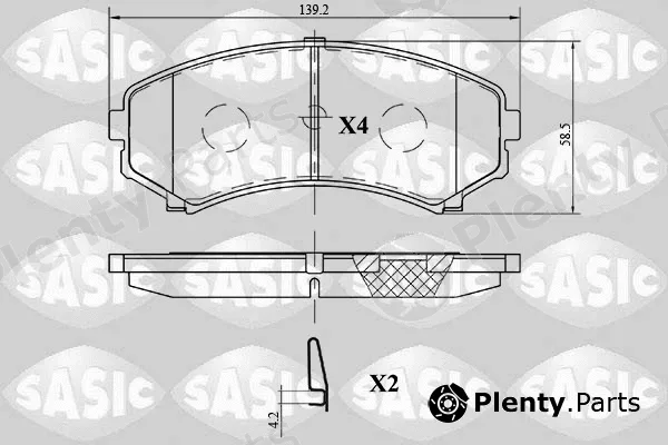 Sasic 6216138 — Brake Pad Set, disc brake