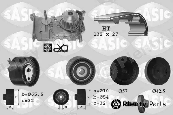Sasic 3904011 — Water Pump & Timing Belt Kit