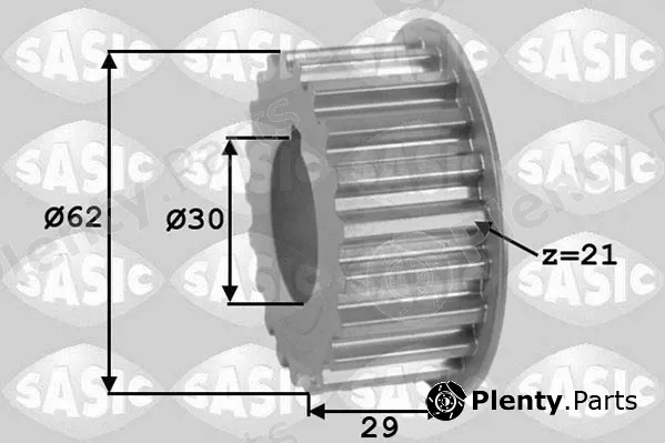 Sasic 1600001 — Sprocket, crankshaft