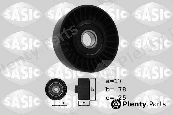 Sasic 1620044 — Deflection/Guide Pulley, V-ribbed belt