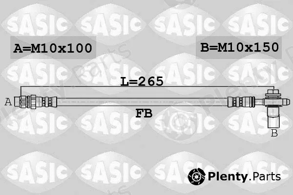Sasic 6606170 — Brake Hose